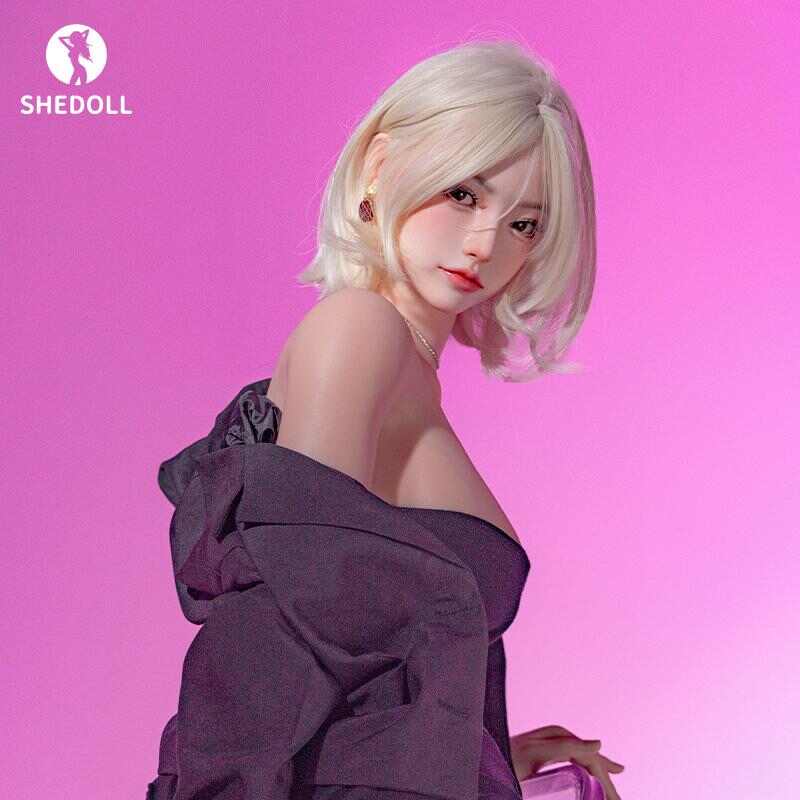 SHEDOLL 白露 168cm御姐支配者 D杯露肩黑裙-透光黑丝 可动口腔+加热夹吸体